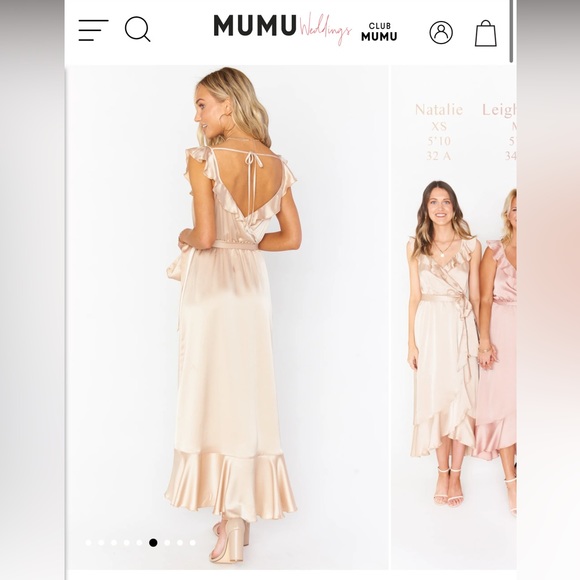 Show Me Your MuMu Bridesmaid Dress - Samantha Ruffle Wrap - Picture 7 of 7